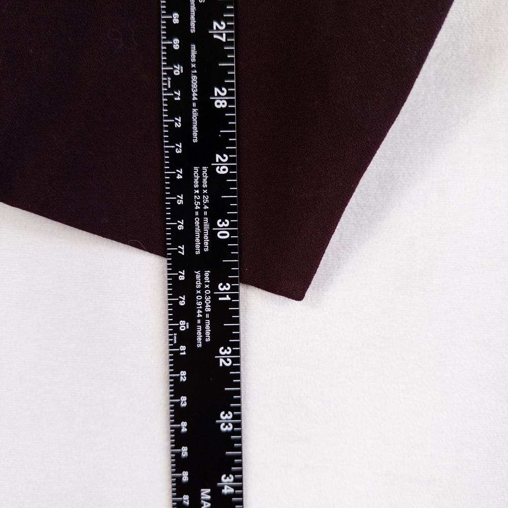 Coldwater Creek Blazer Womens 16 Red Burgundy Cascade Jacket Open Front Stretch - Picture 6 of 8